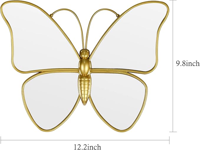 Decorative Butterfly Wall Mirror - Image 2
