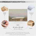 Nature Ocean Scenery Wall Art Beach Landscape Posters Vintage Coastal Aesthetic - Image 2