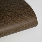 Tempaper x Jeremiah Brent Brown Textured Faux Grasscloth Parquet Removable Peel - Image 6