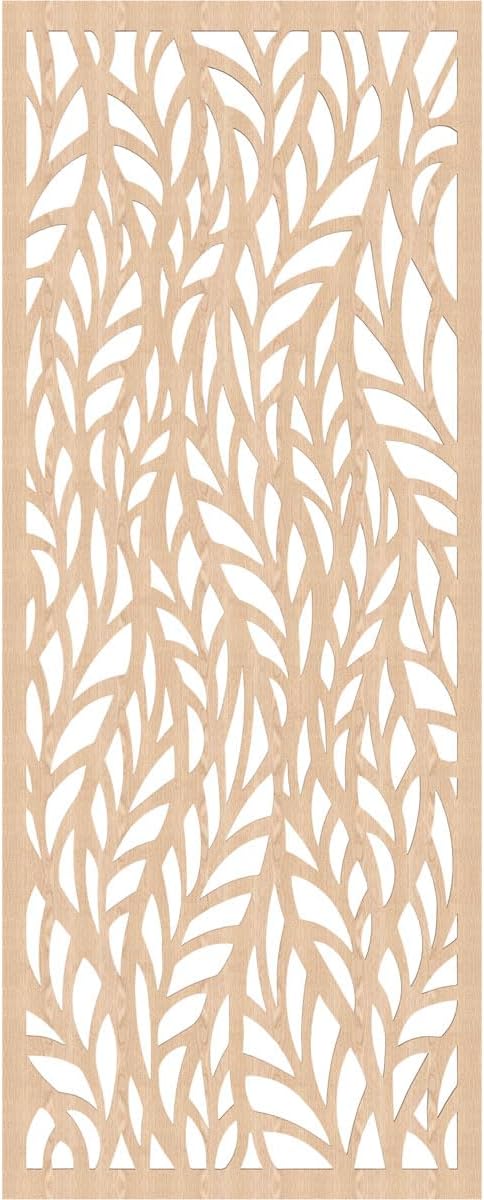 33 3/8"W x 84 3/8"H x 1/4"T Ortonville Decorative Fretwork Wood Wall Panels - Image 2