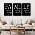 GUBIYU Black Home Family Wall Art - Image 2
