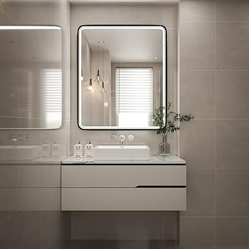 30X36 Inch LED Mirror for Bathroom, Large Wall Mounted Makeup Mirror, Dimmable - Image 2