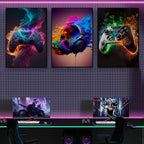 BGFCE Gaming Room Decor Wall Art, Video Theme Canvas Posters - Image 7