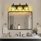 3-Light Black Vanity Lights - Image 2