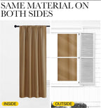NICETOWN Blackout Curtains for Living Curtains, 1 Pair, 34-inch W x 84-inch L - Image 5