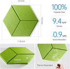 22 Pack Self-Adhesive Acoustic Panels 12" X 10" X 0.4" - Image 3