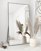 Koonmi 76"x34" Floor Mirror Full Length, Bedroom Floor Body Mirror - Image 2