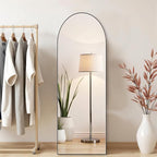 Arched Mirror Full Length, Upgraded 16"x59" Body Wall Mirrors - Image 2