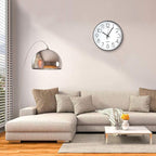 Tosnail 12 Inch Large Non Ticking Wall Clock, Round Silent Battery Operated - Image 3