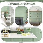 Dimoon 17.7''x118'' Peel and Stick Wallpaper Light Green Contact Paper - Image 6