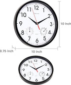 Wall Clock, Sweep Silent Movement Accurate Clocks - Image 5