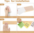 5 Pack Felt Pin Board Bar Strips Bulletin Board - Image 2