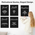 Coume 6 Pack Art Acoustic Panels 12" x 16" Inspirational Self Adhesive - Image 4
