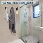 Kruodop Towel Hooks for Bathroom, 6 Packs Wall Mount Towel Holder, Stainless - Image 5