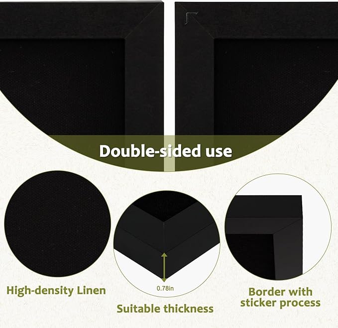 Double-Sided Black Cork Board - Image 4