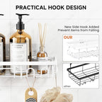 Shower Caddy, 3 Pack Shower Shelves - Image 5