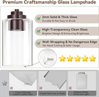 3-Light Bathroom Light Fixtures, Classic Wall Light Fixture - Image 3