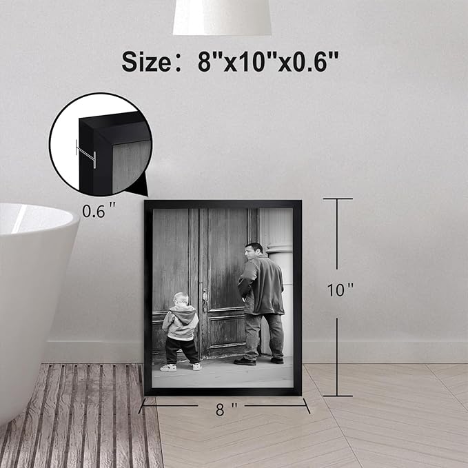 Funny Bathroom Wall Art Black and White Wall Decor, Classic Comedy Movie - Image 6