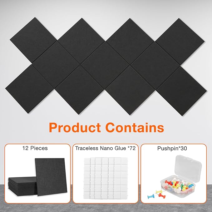 Large Cork Boards for Walls, 12 Pack Bulletin Boards Alternative, Cork Board - Image 3