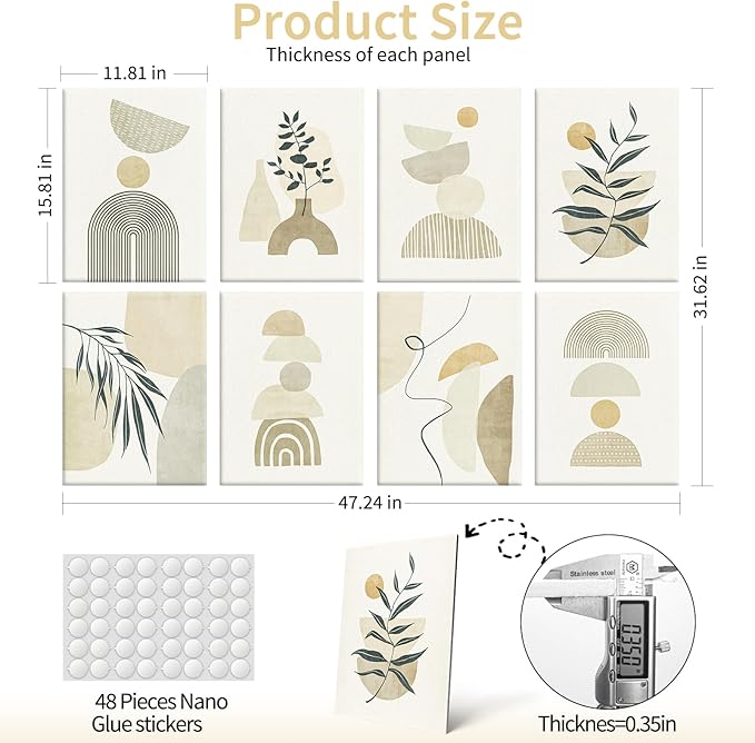 Art3d Soundproof Wall Panels 48"x32", Sound Absorbing Decorative Wall Panels - Image 5