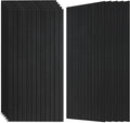 Wood Veneer Sound Panels, 10 Pack 47.2”x23.6” Wall Panels, Decorative Acoustic by AUTORIFIC