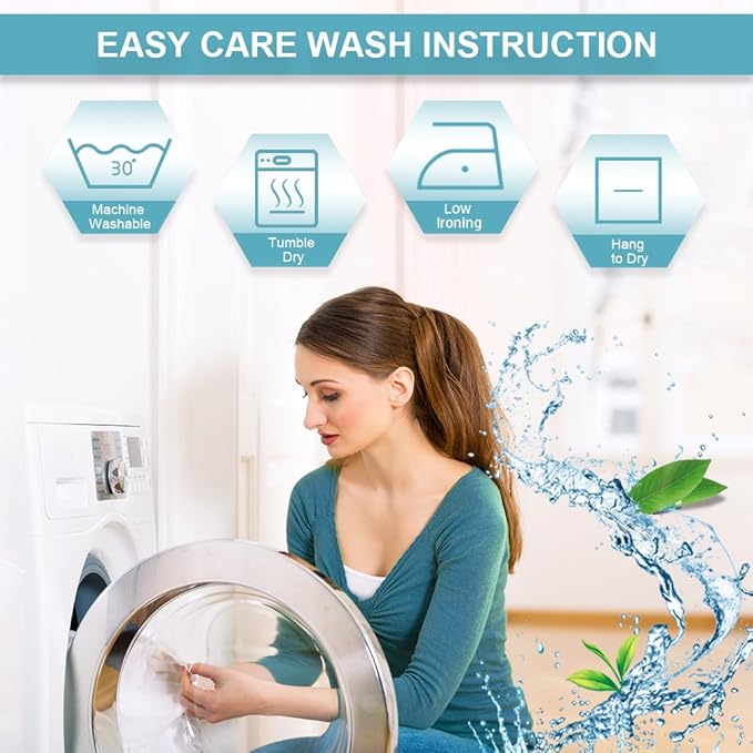RYB HOME Extra Wide Curtains for Divider Room Separation Soundproof Temporary - Image 9