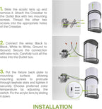 ASD LED Indoor Wall Mount Light Fixture - Image 8