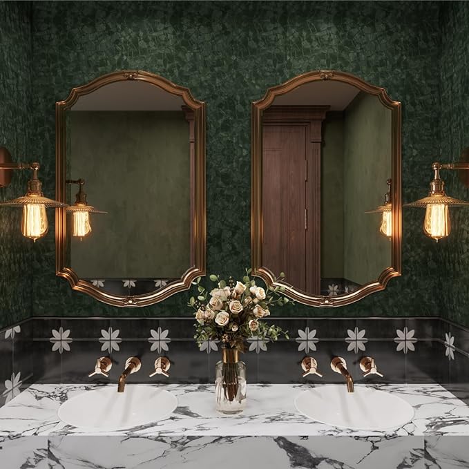 Abyssaly Dark Green Peel and Stick Wallpaper - Image 3