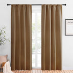 NICETOWN Blackout Curtains for Living Curtains, 1 Pair, 34-inch W x 84-inch L by NICETOWN