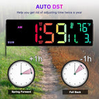 Soobest 14.2" Large Display Digital Wall Clock - Image 6