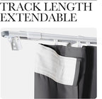 NICETOWN Room Divider Curtain & Adjustable Ceiling Track Set, W100 xL84 - Image 3