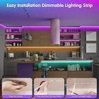 Tenmiro 32.8ft LED Strip Lights, RGB LED Smart Music Sync Color Changing LED - Image 7