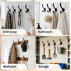 12 Pack Coat Hooks Wall Mount, Heavy Duty Wall Hooks - Image 5