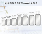 32" x 47" Large Wall Mirror for Living Room Decor, Horizontal/Vertical Hanging - Image 9
