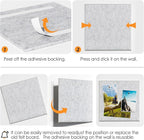 MaxGear Large Cork Board for Wall 48" x 36" Light Gray Bulletin Board, 12 Pack - Image 4