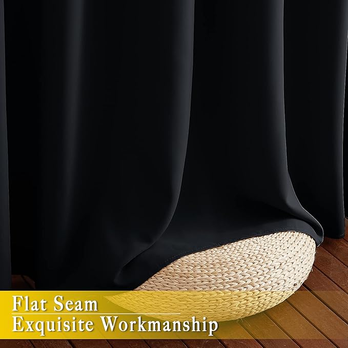 NICETOWN Blackout Curtain for Sliding Glass Door, Patio Door Curtains, Thermal - Image 7