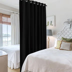 RYB HOME Blackout Curtains Room Divider, Total Privacy Wall Divider Screens - Image 4
