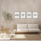 Locomiss Black and White Christian Wall Art Decor Posters, Modern Bible Verse - Image 5