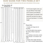 100% Blackout Shield Linen Blackout Curtains - Image 8