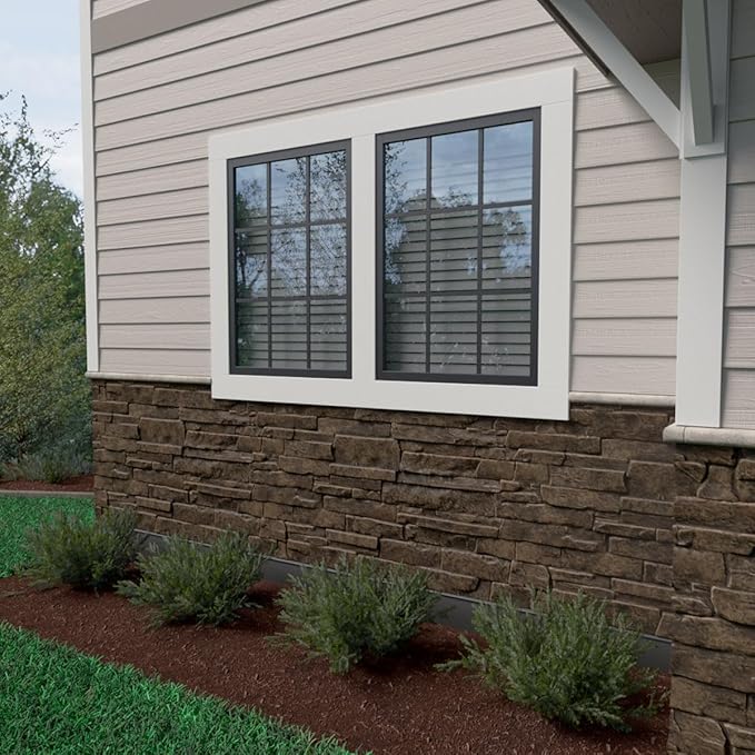 EverStone Acadia Ledge Faux Stone Panel, Alder Creek Color - Image 10