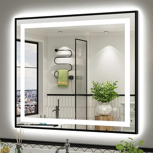 40x36 Inch LED Bathroom Mirror by Briivuemodernmirrors