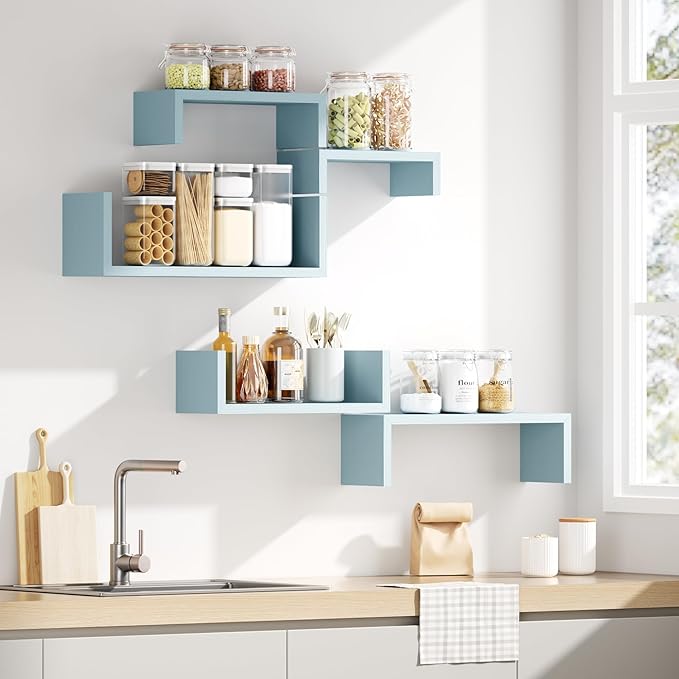 SRIWATANA Floating Shelves for Wall, Wall Shelves for Bathroom, Living Room - Image 9