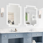 Tanmicoshomy 24 x 36 Inch White Bathroom Mirrors - Image 6