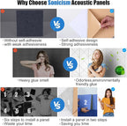 Sonicism 8 Pack X-Lined Acoustic Panels - Image 4