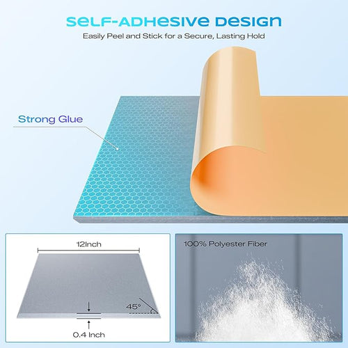 22 Pack Self-Adhesive Acoustic Panels, Soundproof Wall Panels - Image 2