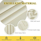 NICETOWN Beige Blackout Curtains - Image 2