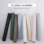 White Grasscloth Wallpaper Peel and Stick Texture Contact Paper 15.7"x120" - Image 2
