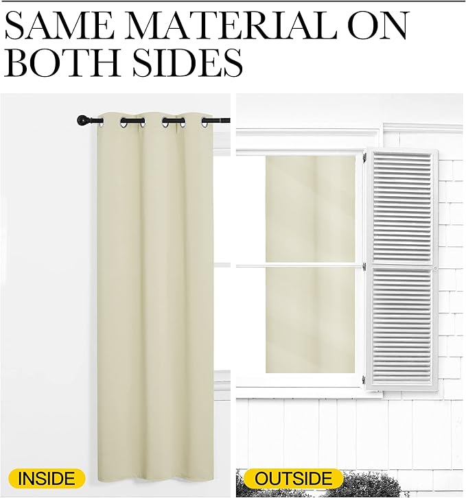 NICETOWN Door Divider Curtain for Doorway, Bedroom Closet Door Cover, Privacy - Image 6