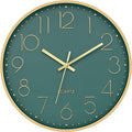 Foxtop Modern Wall Clock 12 Inch Silent Non Ticking Battery Operated Round by Foxtop