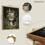 AtterrirArt Framed Funny Bathroom Wall Art, 12 * 16inch, Vintage Toilet Bowl - Image 4